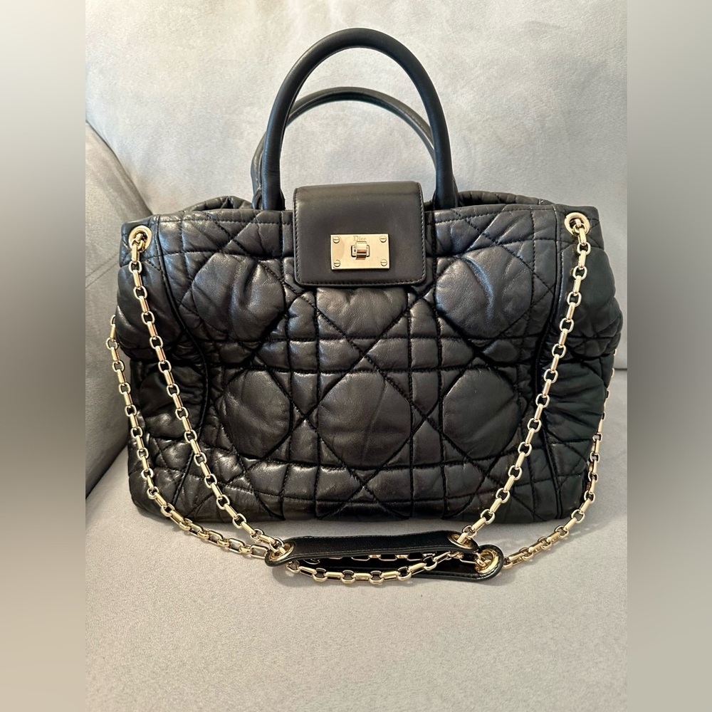 Dior Cannage Leather Tote